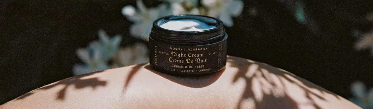 Haoma Night Cream On Model