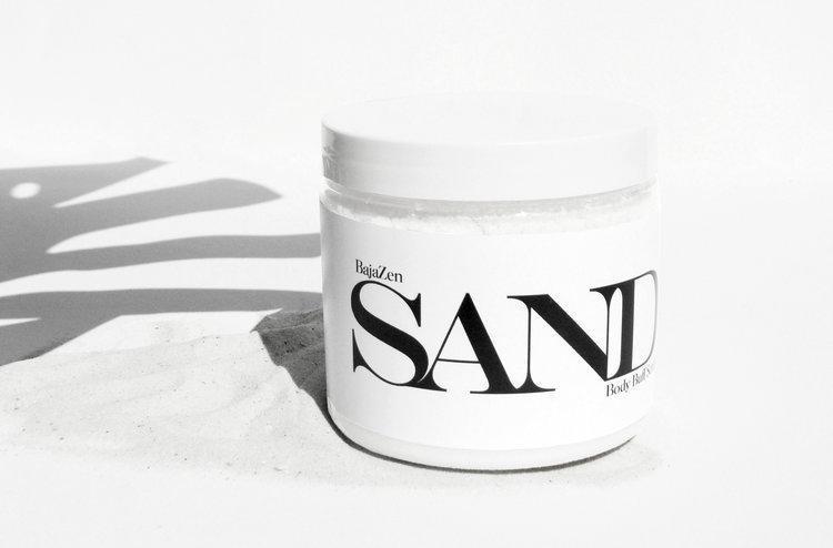 BAJA ZEN- Body Buff Scrub, SAND white clay + pumice Bath & Body - Bath & Shower BAJA ZEN 